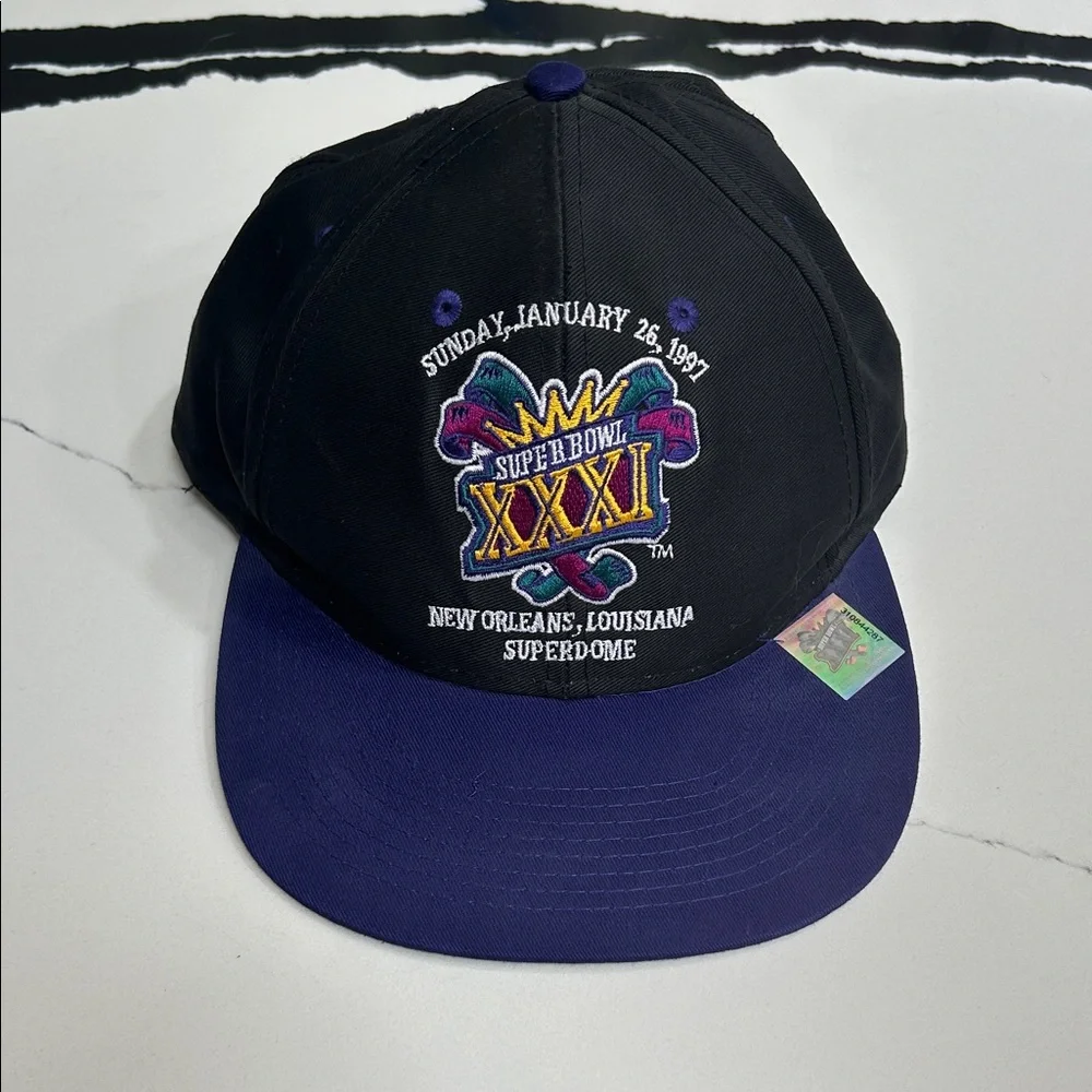 Super Bowl XXXI New Orleans Louisiana Superdome Hat NFL